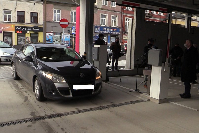 Otwarcie podziemnego parkingu