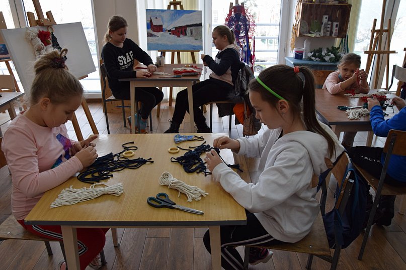 Świąteczne warsztaty w Żychlińskim Domu Kultury