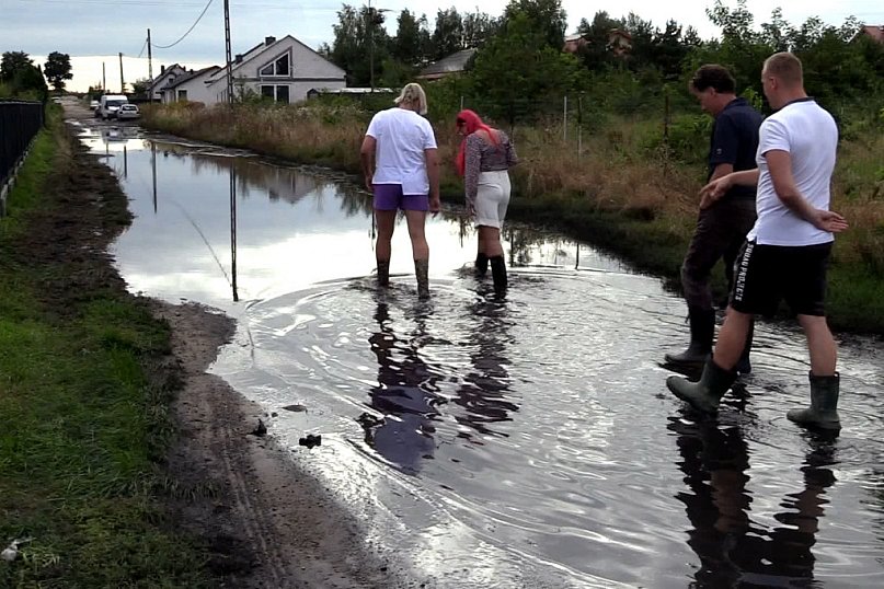 Podtopienia na Zawadach