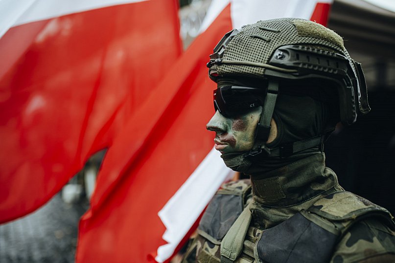 Pierwsza przysięga Terytorialsów w Łasku