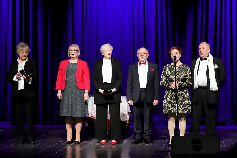 Wigilia słuchaczy  Uniwersytetu Trzeciego Wieku w Kutnie.