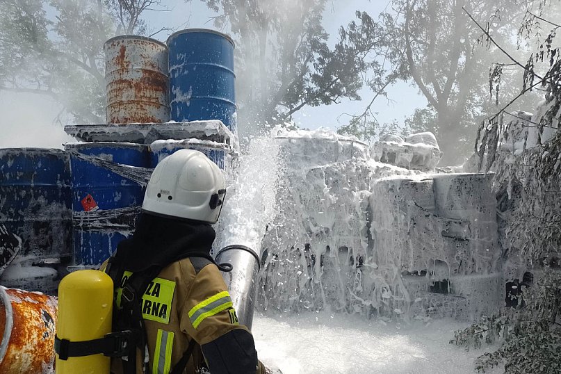 Pożar w Łaniętach