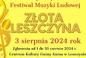 Złota Leszczyna. Zgłoszenia na konkurs do 30 czerwca-60372