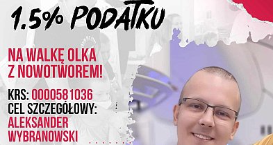 Olek mierzy się ze wznową choroby w obu płucach. Podaruj 1,5 % podatku na leczenie-65699