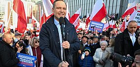 Nawrocki wygrywa w I turze w Łódzkiem i powiecie kutnow