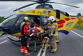 Wiele osób poszkodowanych. Na kilka godzin zablokowana droga Krośniewice-Łęczyca-68951