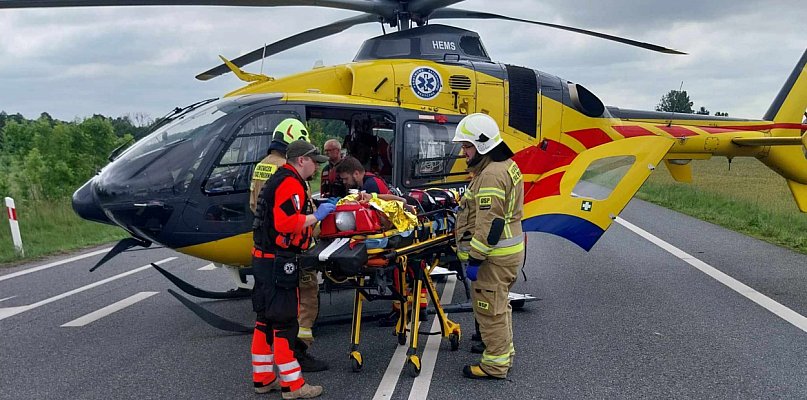 Wiele osób poszkodowanych. Na kilka godzin zablokowana droga Krośniewice-Łęczyca - 68951