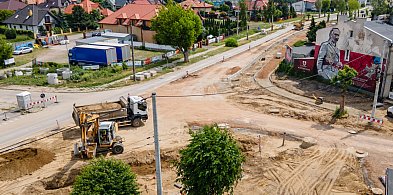 Trwa rozbudowa drogi wojewódzkiej w Żychlinie-69084