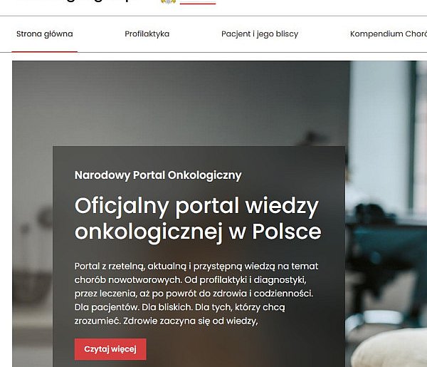 Narodowy Portal Onkologiczny - wszystko o leczeniu raka w Polsce. Informacja NFZ-69265
