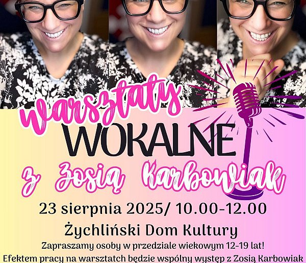 Warsztaty wokalne z Zosią Karbowiak. Trwają zapisy-69666