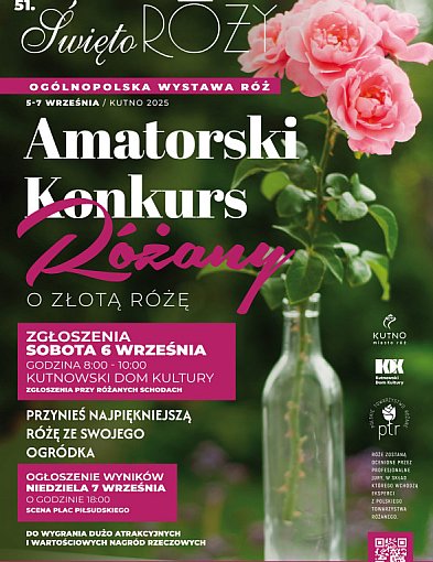 Amatorski Konkurs Różany 2025. Zmiana w regulaminie-69928