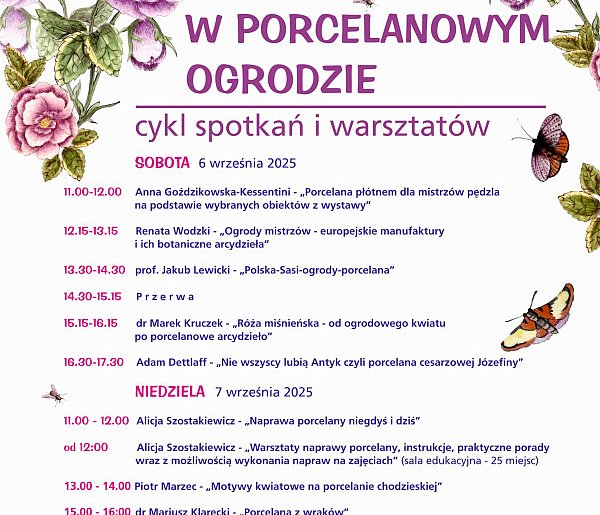 W porcelanowym ogrodzie. Pałac Saski zaprasza w różany weekend-70484