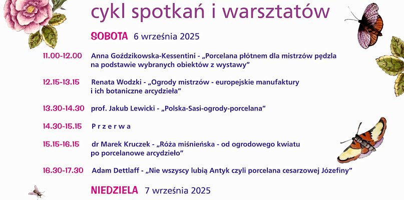 W porcelanowym ogrodzie. Pałac Saski zaprasza w różany weekend - 70484