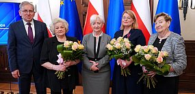 Z. Burzyński, M. Konczarek i B. Wirska odznaczeni
