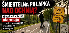 Śmiertelna pułapka nad Ochnią? Mieszkanka alarmuje