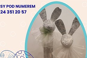 Wielkanocny zając. Zabierz go ze sobą. Warsztaty w Żychlinie