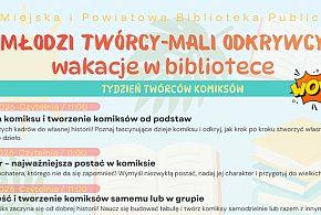 Młodzi twórcy- Mali odkrywcy. Biblioteka zaprasza