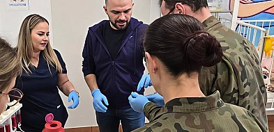 Szkolenie medyczne żołnierzy 9ŁBOT po raz kolejny w ANSGK-72741