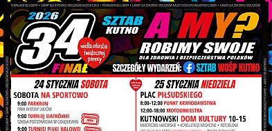 Kutno znów zagra z WOŚP! Program 34. Finału 24-25 stycznia-73447