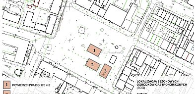 Trwa nabór wniosków o dzierżawę 3 miejsc na ogródki gastronomiczne