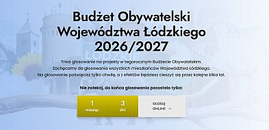 Projekty dla mieszkańców Kutnowskiego. Głosuj w budżecie obywatelskim województwa