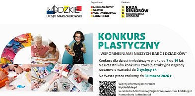 Konkurs plastyczny pn. Wspomnieniami naszych Babć i Dziadków