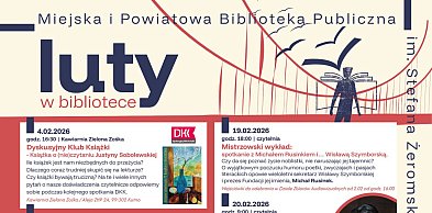 Co czeka czytelników w lutym? Biblioteka przewraca kartki