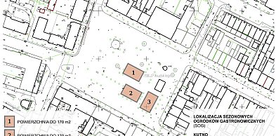 Trwa nabór wniosków o dzierżawę 3 miejsc na ogródki gastronomiczne