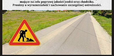 Roboty drogowe na odcinku Florek-Michałów-Głogowiec