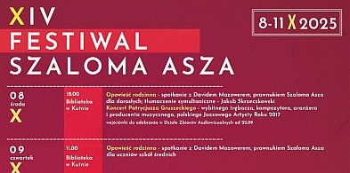 XIV Festiwal Szaloma Asza już wkrótce w Kutnie! Znamy laureatów konkursu -70586