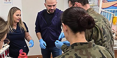 Szkolenie medyczne żołnierzy 9ŁBOT po raz kolejny w ANSGK-72741