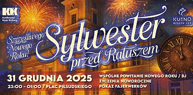 Sylwester przed Ratuszem 2025 na kutnowskim rynku-72982