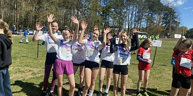 Uczniowie z  "Dziewiątki" na Mistrzostwach Polski w biegach przełajowych