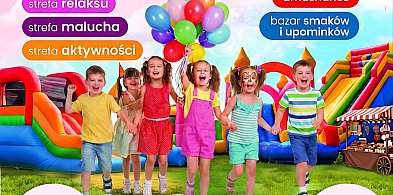 Dzień Dziecka w Kutnie na Zielonej Osi: strefa karuzel, dmuchańce, strefa malucha