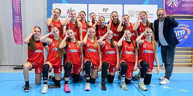 Kadra województwa łódzkiego koszykarek trzecia na olimpiadzie