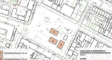 Trwa nabór wniosków o dzierżawę 3 miejsc na ogródki gastronomiczne