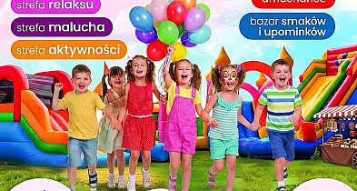 Dzień Dziecka w Kutnie na Zielonej Osi: strefa karuzel, dmuchańce, strefa malucha