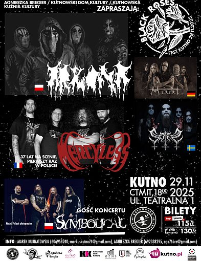 Black Roses Fest Kutno 2025. Koncerty 29 listopada-72128
