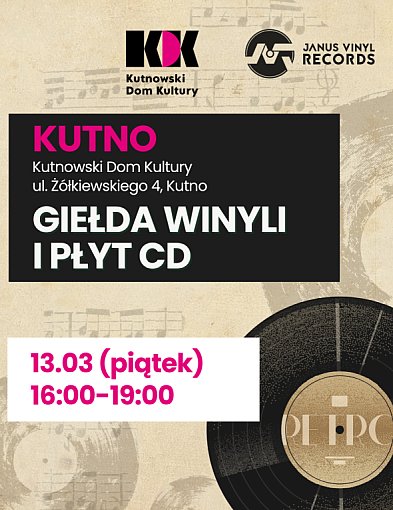 3. edycja Giełdy Winyli i Płyt CD w marcu. Chcesz się wystawić? Zadzwoń-73393