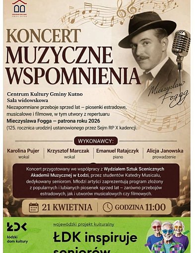 Mieczysław Fogg. Koncert Muzyczne Wspomnienia w Leszczynku