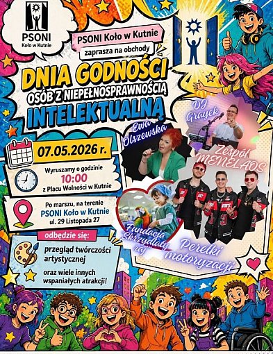Dzień Godności Osób z Niepełnosprawnością Intelektualną 7 maja