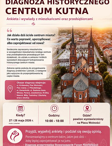 Co poprawić lub zaprojektować od nowa w centrum Kutna? Zabierz głos