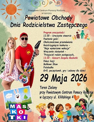 Łęczyca: Piknik rodzinny z okazji Dnia Rodzicielstwa Zastępczego
