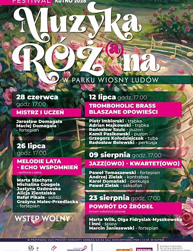FESTIWAL KUTNO 2026  Muzyka Róż(a)na już od niedzieli