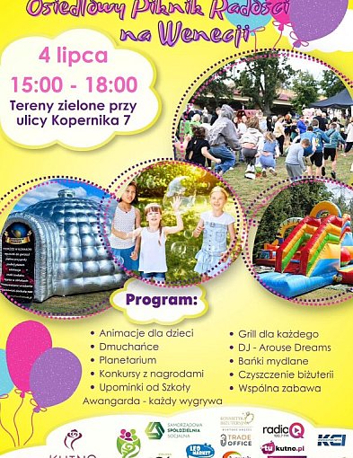Osiedlowy Piknik Radości na Wenecji w najbliższą sobotę