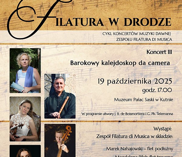 W niedzielę koncert muzyki dawnej w Pałacu Saskim-71298