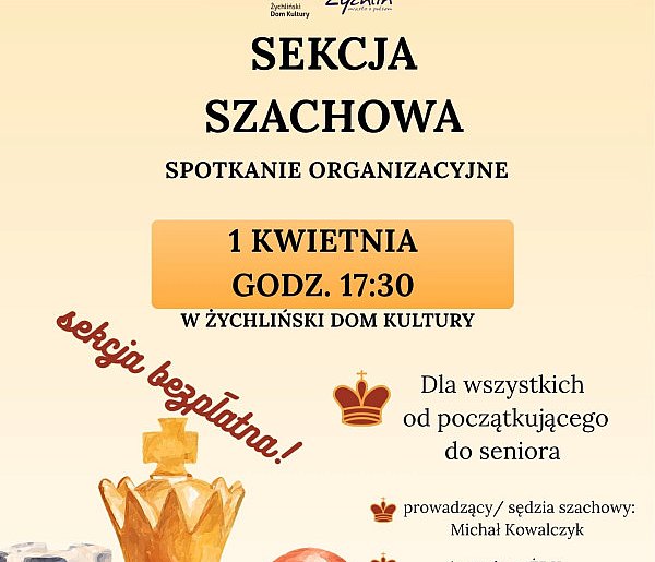 Szachowy ruch w Żychlinie! Dołącz do nowej inicjatywy w Domu Kultury