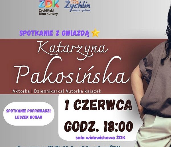 Śmiech gwarantowany! Katarzyna Pakosińska już wkrótce w Żychlinie