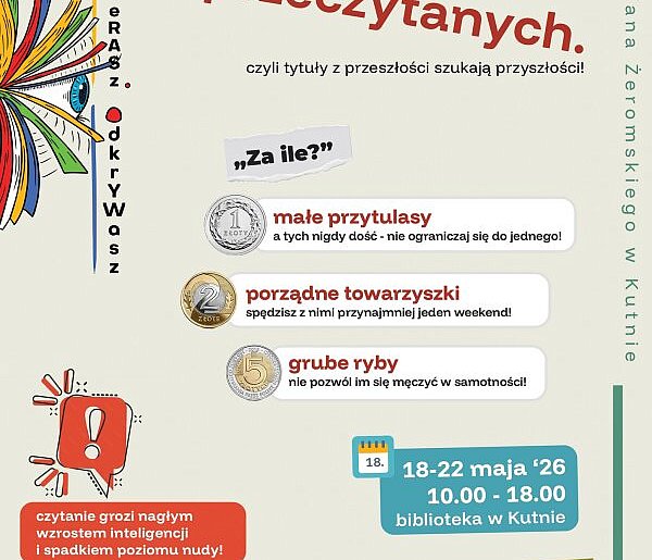 Od poniedziałku Kiermasz Książek Przeczytanych: setki książek dla dzieci i dorosły