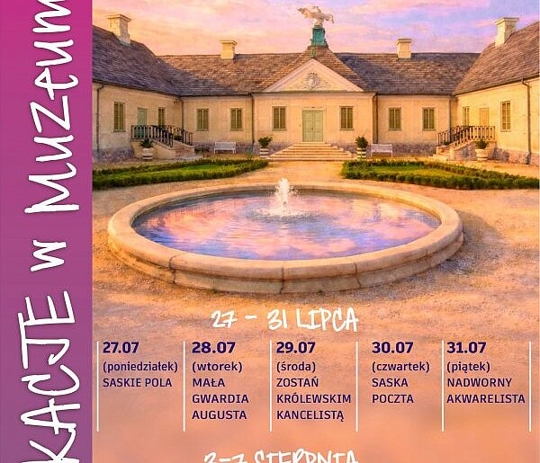 Trwają zapisy na Wakcje w Muzeum Pałac Saski w Kutnie